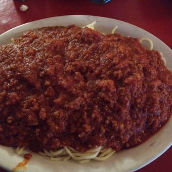 The Italian Kitchen - Spaghetti with meat sauce - Salad Near Me - El Paso, Texas The Italian Kitchen - Spaghetti with meat sauce - Salad Near Me - El Paso, Texas