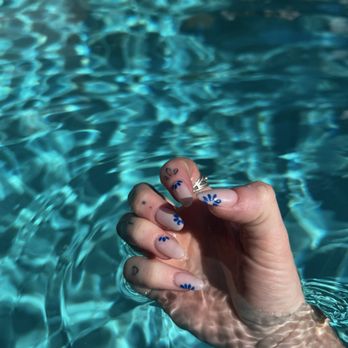 Imagination Nail Spa Salon - Gel x nails with design - Nail Salons Near Me - Canoga Park, California