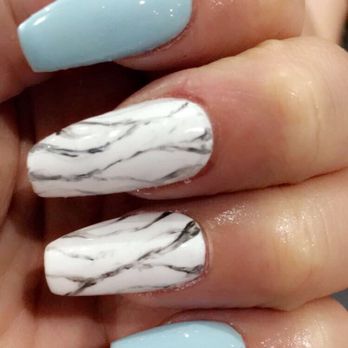 Nail Gloss - Marble! - Nail Salons Near Me - Sterling Heights, Michigan