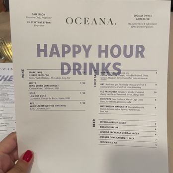 Taverna Oceana - Happy hour menu - Seafood Near Me - Jacksonville, Florida Taverna Oceana - Happy hour menu - Seafood Near Me - Jacksonville, Florida