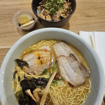 Hokkaido Ramen Santouka - Miso ramen and char siu rice bowl. - Ramen Near Me - Cypress, California Hokkaido Ramen Santouka - Miso ramen and char siu rice bowl. - Ramen Near Me - Cypress, California