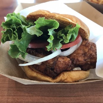 Natural Muse - Original chicken burger with lettuce, tomatoes, and onions. - Burgers Near Me - Bentonville, Arkansas Natural Muse - Original chicken burger with lettuce, tomatoes, and onions. - Burgers Near Me - Bentonville, Arkansas