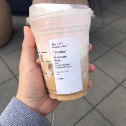The recommended drink in question!