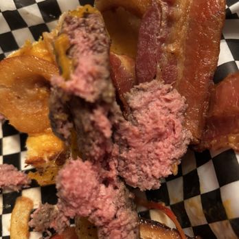 The Crooked Crow - Raw Hot Mess Burger - Bars Near Me - West Allis, Wisconsin