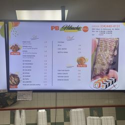 PB Hibachi Express - The menu from Hibachi Express In Millbrook Alabama