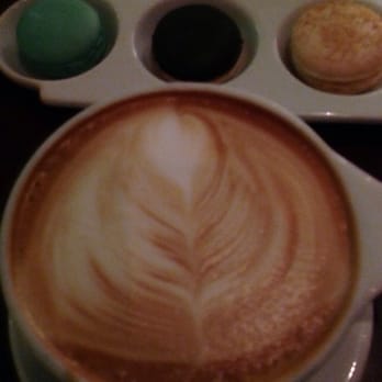 Caffe Concerto - White chocolate mocha coffee and macaroons. - Pizza Near Me - Los Angeles, California Caffe Concerto - White chocolate mocha coffee and macaroons. - Pizza Near Me - Los Angeles, California