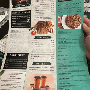 Bangkok Thai Kitchen - Menu as of December 2021 - Thai Near Me - Bryan, Texas