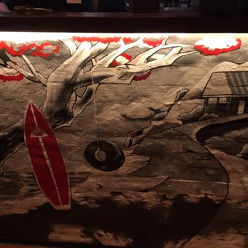 The Bach Eatery - The Bar looked cool !! ..... This was a great piece of Art ..... should be at Joey's Pad !! - Restaurants Near Me - Newtown, NSW