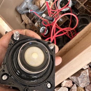 Llanos Irrigation & Landscaping - Damaged valve diaphragm - Landscaping Near Me Llanos Irrigation & Landscaping - Damaged valve diaphragm - Landscaping Near Me