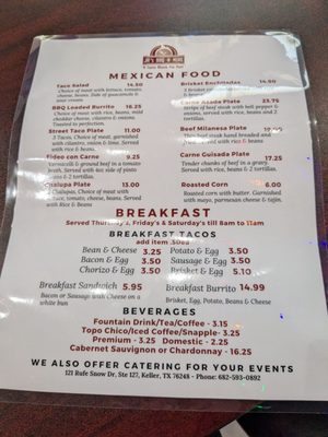Menu photo 2 JR’s BBQ N More Keller, TX