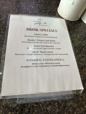 Menu photo 2 Rawhide Coffee Cody, WY Menu photo 2 Rawhide Coffee Cody, WY