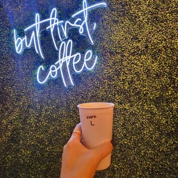 Molinos Coffee - Mandatory neon sign, essential - Coffee & Tea Near Me - Redlands, California