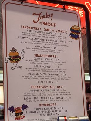 Menu photo 1 Turkey and The Wolf Las Vegas, NV Menu photo 1 Turkey and The Wolf Las Vegas, NV