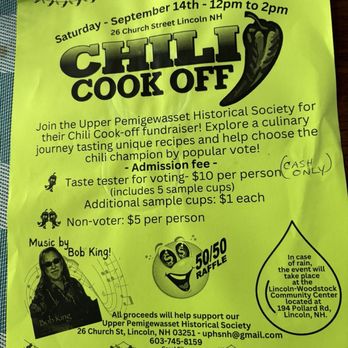 Upper Pemigewasset Historical Society - Flyer hawking fund raiser - Community Service/Non-Profit Near Me - Lincoln, New Hampshire Upper Pemigewasset Historical Society - Flyer hawking fund raiser - Community Service/Non-Profit Near Me - Lincoln, New Hampshire