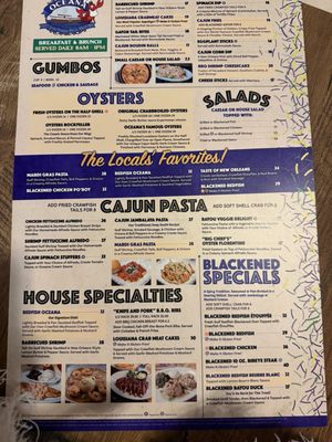 Menu photo 6 Oceana Grill New Orleans, LA Menu photo 6 Oceana Grill New Orleans, LA