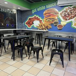 Hamza & Madina Halal Food - I got the sauce.