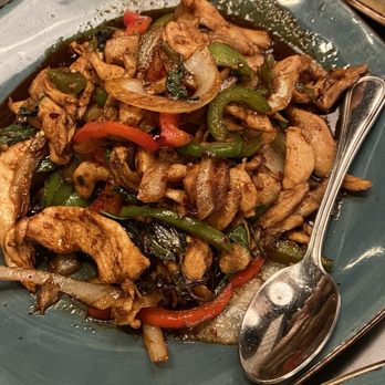 Mozen Asian Kitchen - Spicy Basil Chicken - Bubble Tea Near Me - Cabazon, California Mozen Asian Kitchen - Spicy Basil Chicken - Bubble Tea Near Me - Cabazon, California