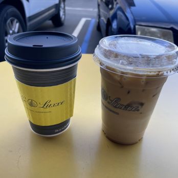 Caffe Luxxe - Mocha and Iced Oat Milk Latte - Coffee Roasteries Near Me - Los Angeles, California Caffe Luxxe - Mocha and Iced Oat Milk Latte - Coffee Roasteries Near Me - Los Angeles, California