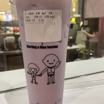Happy Lemon - Ube fresh milk with taro ball (large) - Bubble Tea Near Me - Portland, Oregon Happy Lemon - Ube fresh milk with taro ball (large) - Bubble Tea Near Me - Portland, Oregon