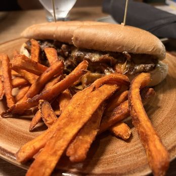 Grand Olde Station - Rib eye cheesesteak - New American Near Me - Lake Toxaway, North Carolina
