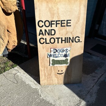 Coffee and Clothing - Outside sign - Used, Vintage & Consignment Near Me - Toronto, Ontario Coffee and Clothing - Outside sign - Used, Vintage & Consignment Near Me - Toronto, Ontario