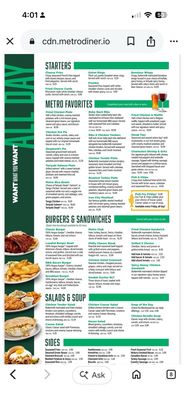 Menu photo 1 Metro Diner Birmingham, AL Menu photo 1 Metro Diner Birmingham, AL
