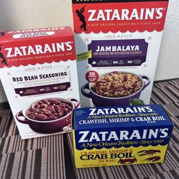a box of zataran's and a package of zatarans a box of zataran's and a package of zatarans