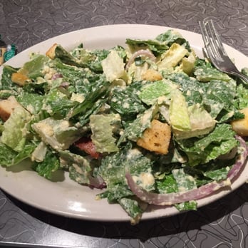 Cafe Manhattan - The Caesar Salad with too much dressing. - Pizza Near Me - Saint Louis, Missouri Cafe Manhattan - The Caesar Salad with too much dressing. - Pizza Near Me - Saint Louis, Missouri