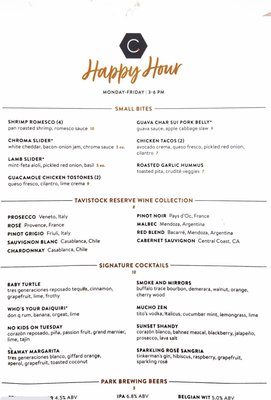 Menu photo 4 Chroma Modern Bar + Kitchen Orlando, FL Menu photo 4 Chroma Modern Bar + Kitchen Orlando, FL