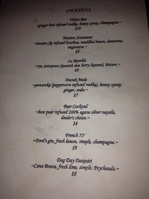 Menu photo 6 The Aristocrat Lounge Austin, TX Menu photo 6 The Aristocrat Lounge Austin, TX