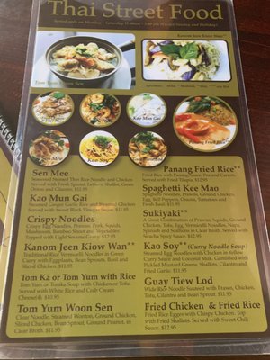 Menu photo 5 Thai Bistro Federal Way, WA