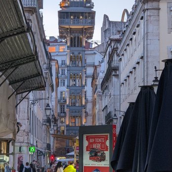 Elevador de Santa Justa - Elevador de Santa Justa from the base - Landmarks & Historical Buildings Near Me - Lisbon, 11