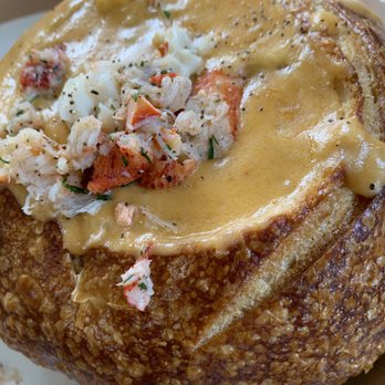 Harbour Galley - Lobster pot pie in a bread bowl - New American Near Me - Anaheim, California Harbour Galley - Lobster pot pie in a bread bowl - New American Near Me - Anaheim, California