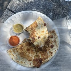 Galveston Island Tacos - Quesadilla with beef