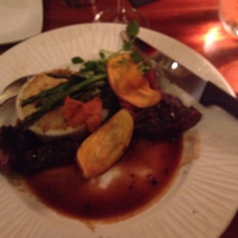 Mahogany Grille - Elk with asparagus - New American Near Me - Durango, Colorado
