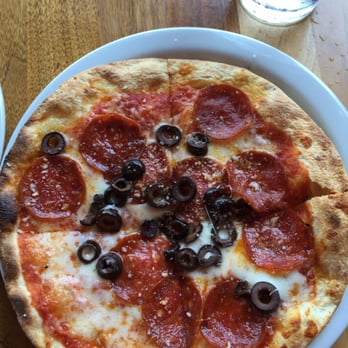Patxi's Pizza - lunch thin crust pepperoni + olives - Pizza Near Me - Dublin, California