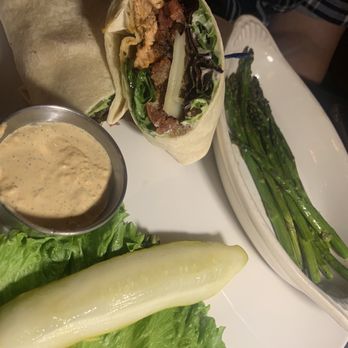 Coach House - Blackened salmon wrap .My boyfriend loved it - Desserts Near Me - Hamilton, Ohio