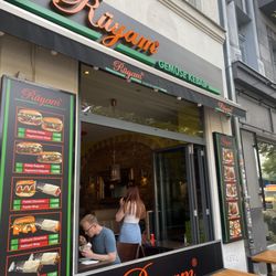 Rüyam Gemüse Kebab - Entrance/front of restuarant (indoor seating is available as well)