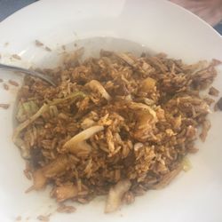 Lemongrass - Arroz con ternera, piña y salsa teriyaki