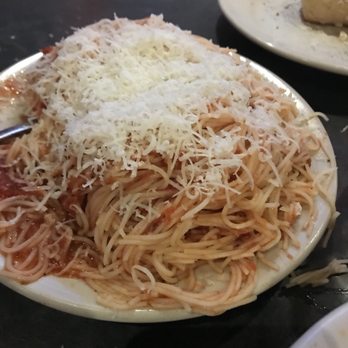 Luigi's Original Restaurant - Angel hair dish with my fish - Pizza Near Me - Harrison Township, Michigan