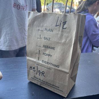 PopUp Bagels - To go bag - Bagels Near Me - La Jolla, California