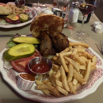 The Hitching Post 2 - Monday Burger Night, add the pork belly bacon! - Steakhouses Near Me - Buellton, California The Hitching Post 2 - Monday Burger Night, add the pork belly bacon! - Steakhouses Near Me - Buellton, California
