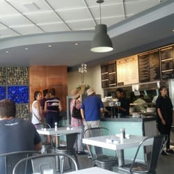BlueSalt Fish Grill - Simple ambience and design. Menu type is a little small but there's to-go menus for easy ordering.