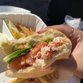 The Lobster Trap - Lobster roll, bomb! - Seafood Near Me - Avalon, California The Lobster Trap - Lobster roll, bomb! - Seafood Near Me - Avalon, California