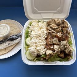 Viking Pizza - I can honestly say it is one of my favorite salads around town!