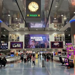 Harry Reid International Airport Terminal 1 - D - CHINESE NEW YEAR & SUPER BOWL WEEKEND 2024 (02/10/24)