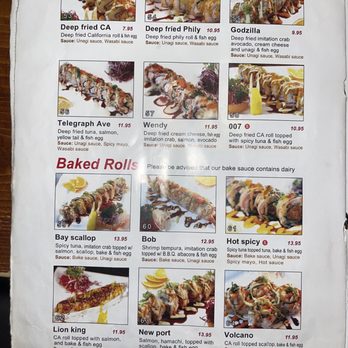 Kansai - Menu - Sushi Bars Near Me - Concord, California
