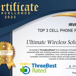 Ultimate Wireless Solutions Mobile Phone Repair Tustin - Top 3 best rated cell phone repair shop in Irvine 3 years in a row!