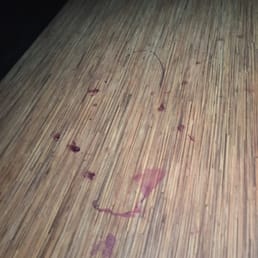 Super gross floor... Is that blood??? Super gross floor... Is that blood???