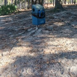 Walton County Dog Park - Poop bag dispenser and trash receptacle